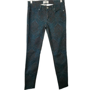 PAIGE ANTHROPOLOGIE | VERDUGO PAISLEY ULTRA SKINNY PRINTED JEANS WOMEN'S SIZE 27